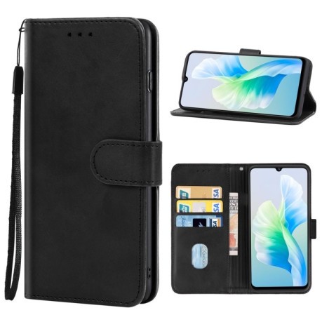 Чехол-книжка EsCase Leather для Vivo V23e - черный