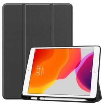 Чехол- книжка Custer Texture Horizontal Flip Smart на iPad 9.7 - черный