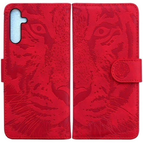 Чохол-книжка Tiger Embossing для Samsung Galaxy A25 5G - червоний