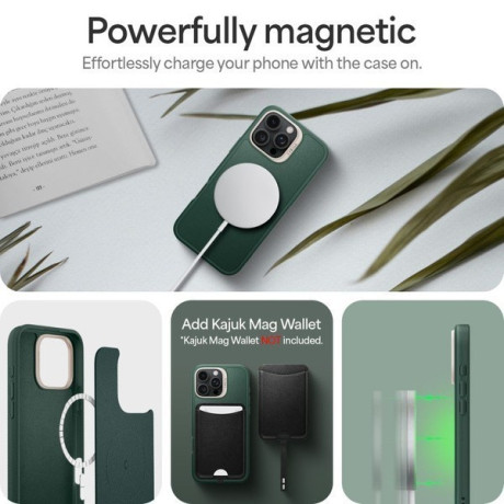 Оригинальный чехол Spigen Cyrill Kajuk (Magsafe) для iPhone 16 Pro Max - Green