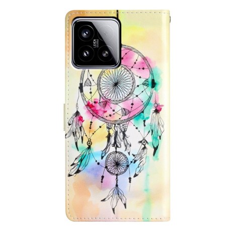 Чехол-книжка Colored Drawing Pattern для Xiaomi 15 - разноцветные