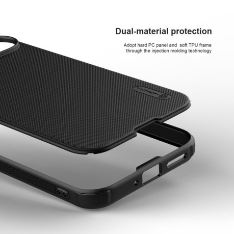 Противоударный чехол NILLKIN Frosted Shield Pro Magnetic Magsafe для Google Pixel 9 Pro - черный