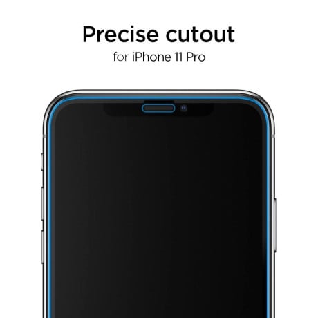 Каленое 3d защитное стекло Spigen Alm Glas Fc для IPhone 11 Pro Max