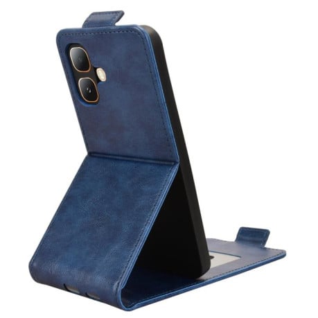 Фліп-чохол Magnetic Vertical Flip Leather на Infinix Smart 20 4G — синій