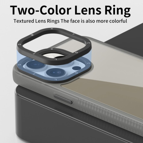 Протиударний чохол Color Contrast Lens для Realme 12 - чорний