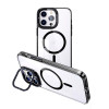 Противоударный чехол MagSafe Magnetic Holder для iPhone 15 Pro Max - черный