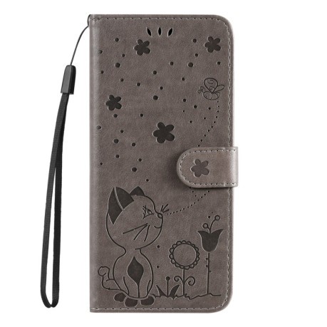 Чохол-книжка Cat and Dog для Xiaomi Redmi Note 14 Pro / 14 Pro+ 5G - сірий