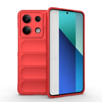 Силіконовий чохол Magic Flannel для Xiaomi Redmi Note 13 4G Global - червоний