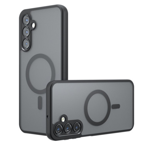 Противоударный чехол Armor MagSafe Precise Hole PC Hybrid TPU для Samsung Galaxy A56 5G - черный