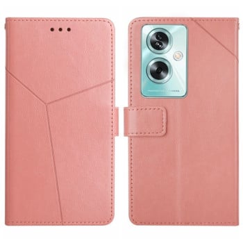 Чохол-книжка Y-shaped Pattern для OPPO Reno11 F 5G/F25 Pro 5G - рожевий