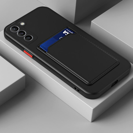 Противоударный чехол Card Slot Design для Samsung Galaxy S21 FE 5G - черный