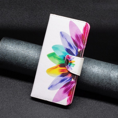 Чохол-гаманець Colored Drawing Pattern для Samsung Galaxy A73 5G - Sun Flower