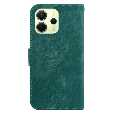 Чохол-книжка Little Tiger Embossed Leather на Xiaomi Redmi Note 14 4G 164.48mm - зелений