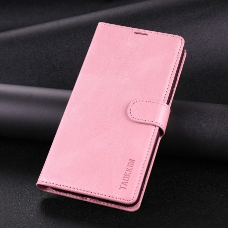 Чохол-книжка TAOKKIM Calf Texture Xiaomi Redmi Note 11 Pro 5G (China)/11 Pro+ - рожевий