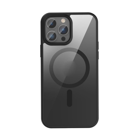 Противоударный чехол Crystal Clear Series (Magsafe) для iPhone 13 Pro - черный