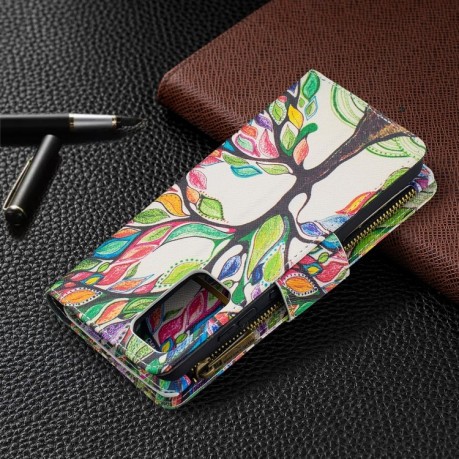 Чехол-кошелек Colored Drawing Series на Samsung Galaxy A52/A52s - Tree