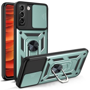 Протиударний чохол Camera Sliding Samaung Galaxy S22 Plus 5G - зелений