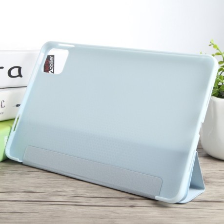 Чехол-книжка Litchi Texture для Xiaomi Pad 7 / Pad 7 Pro - голубой