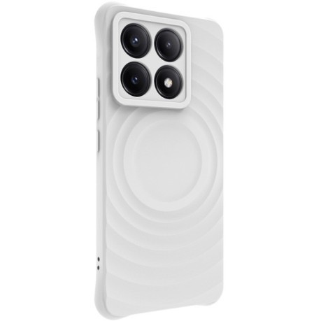 Ударозащитный чехол IMAK UC-6 Series Manbo Frosting Soft на Xiaomi 14T Pro - белый