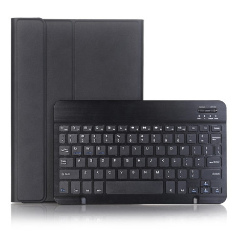 Чехол - клавиатура Lambskin Texture Bluetooth Touch Keyboard Leather для iPad Pro 11 2024 - черный