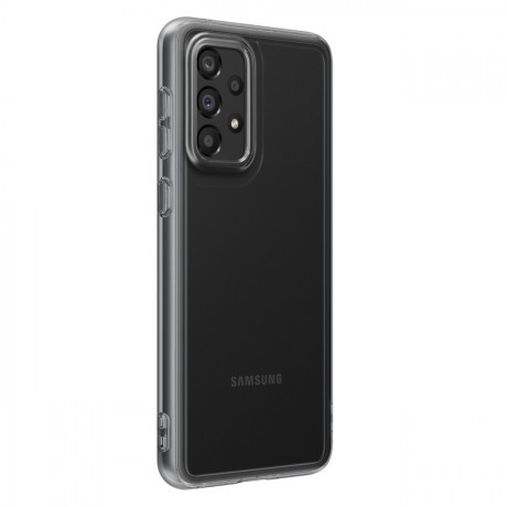 Оригінальний чохол Samsung Soft Clear Cover Samsung Galaxy A33 black (EF-QA336TBEGWW)