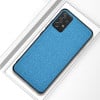 Противоударный чехол Cloth Texture на Samsung Galaxy A23 4G - голубой
