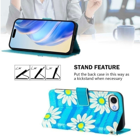 Чохол-книжка Colored Drawing Pattern для iPhone 16e - кольоровий