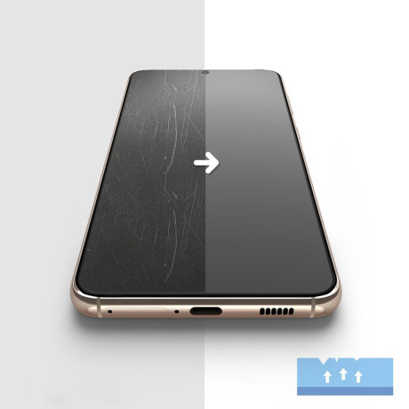 Защитная бронированная пленка Ringke Dual Easy Wing 2x self на Samsung Galaxy S21 5G