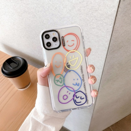 Чохол протиударний Integrated Design Pattern для iPhone 11 Pro Max - White Circle Smile
