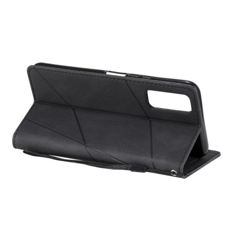 Чехол-книжка Skin Feel Splicing для Vivo Y72 5G / Y52 5G / iQOO Z3 - черный
