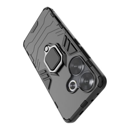 Противоударный чехол HMC 360 Degree Rotating Holder на Xiaomi Poco F6 - черный