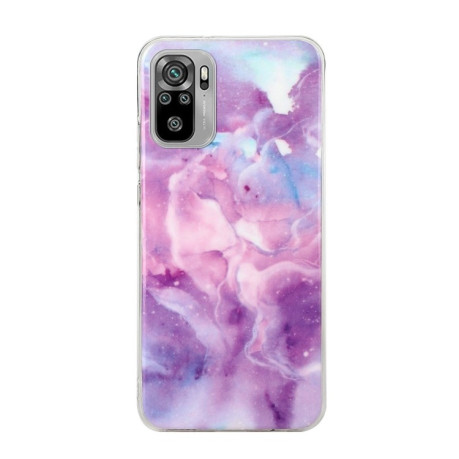 Чохол Marble Pattern Soft на Xiaomi Redmi Note 10/10s/Poco M5s - Purple
