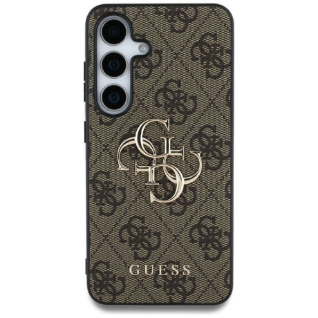 Оригинальный чехол Guess Big 4G Logo Classic Logo  для Samsung Galaxy S25 Plus - Brown