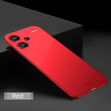 Ультратонкий чехол MOFI Frosted на Redmi Note 13 Pro+ 5G - красный