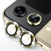 Захисне скло на камеру ENKAY Aluminium для Samsung Galaxy Flip 5 - золоте