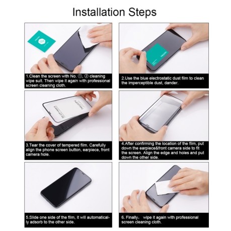 Защитное стекло Nillkin (CP+ max 3D) для iPhone 16 Pro - черное