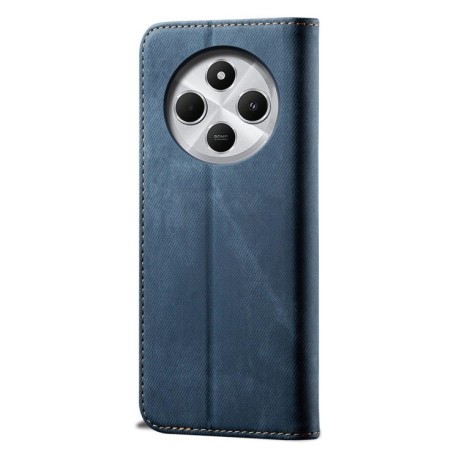 Чохол книжка Denim Texture Casual Style на Xiaomi Redmi 14C 4G/Poco C75/Redmi A4 5G - синій