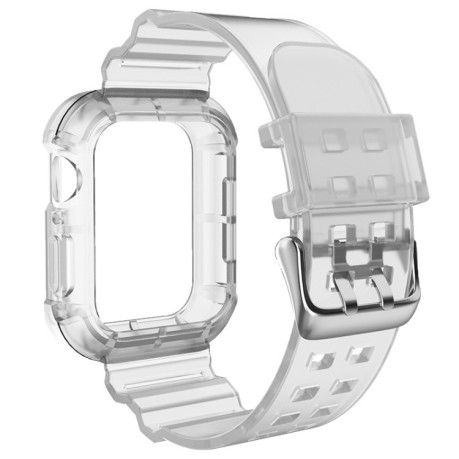 Спортивный ремешок Transparent для Apple Watch  45mm / 44mm / 42mm - прозрачный