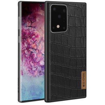 Чехол G-Case Crocodile Dark series для Samsung Galaxy S20 Ultra-черный