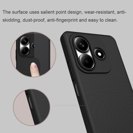 Чохол NILLKIN Frosted PC на Xiaomi Redmi Note 14 5G - синій