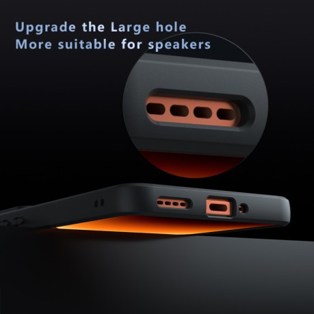 Противоударный чехол Armor Precise Hole PC Hybrid TPU для Realme GT 7 Pro - черный