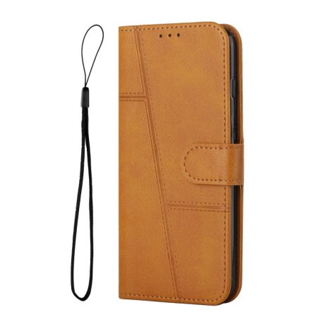 Чехол-книжка Stitching Calf Texture для Xiaomi Redmi A5 4G 171.7mm / Poco C71 - желтый