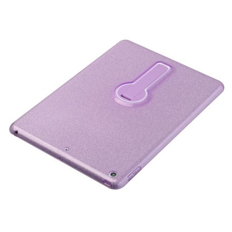 Противоударный чехол Glitter with Holder для iPad 10.2 - фиолетовый