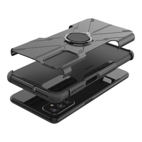 Противоударный чехол Machine Armor Bear для Samsung Galaxy M52 5G - черный