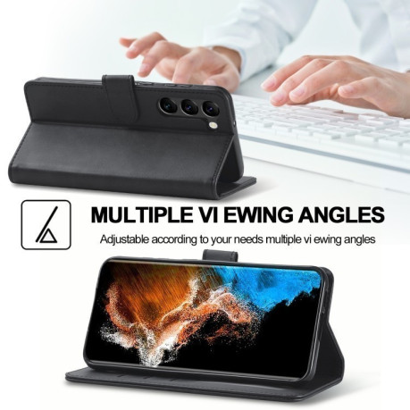 Чехол книжка LCIMEEKE Calf Texture на Samsung Galaxy S25+ 5G - черный