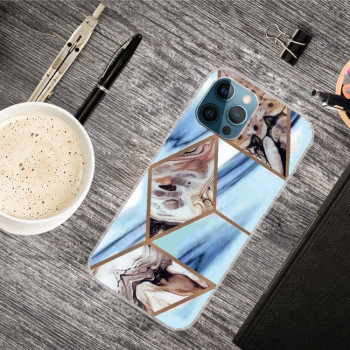 Противоударный чехол Marble Pattern B Series для iPhone 13 Pro - GK-A12