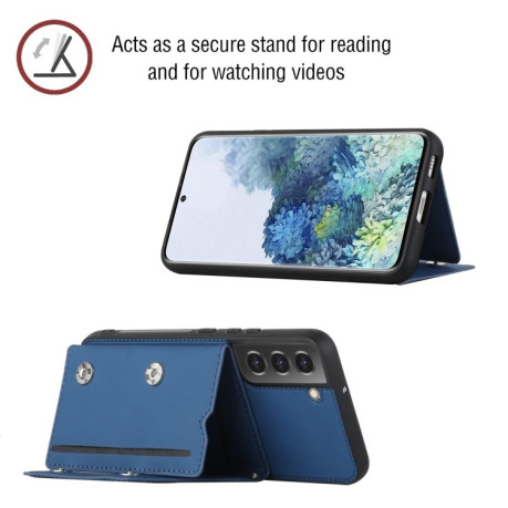 Противоударный чехол Skin Feel для Samsung Galaxy S22 Plus - синий