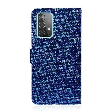 Чехол-книжка Powder Glitter для Samsung Galaxy A33 5G - синий