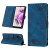 Чохол-книжка Skin-feel Embossed для Xiaomi Redmi Note 12S 4G Global - синій
