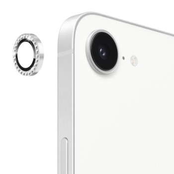 Защитное стекло на камеру ENKAY AR Anti-reflection Camera Lens для iPhone 16e - серебристое